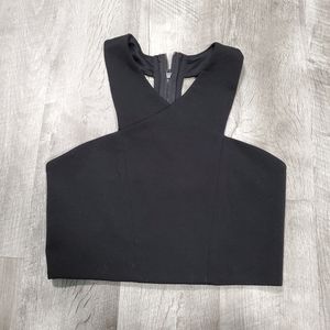 Express halter crop top